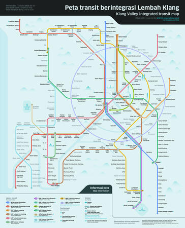 Klang Valley integrated transit map light (GTIC mapmaking contest)
