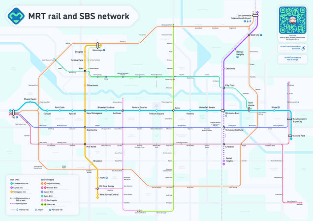 MRT map (Miralume)